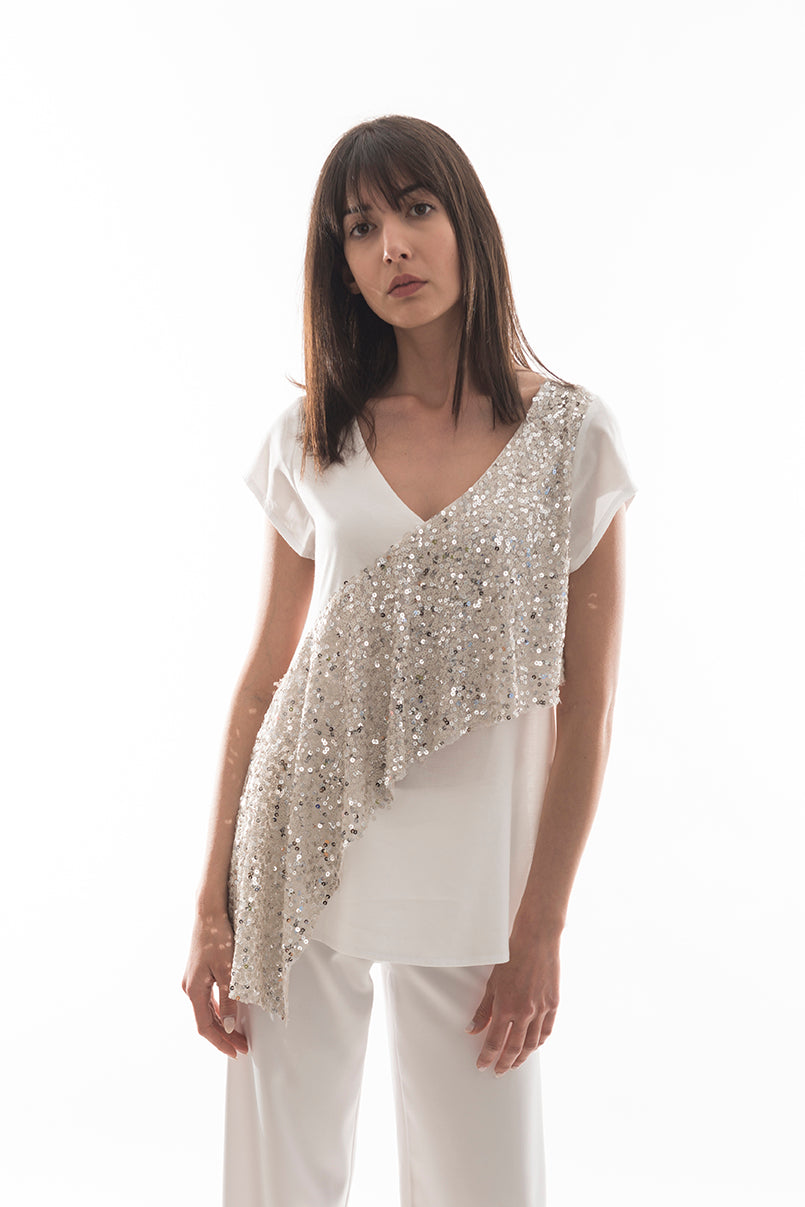 Μπλούζα με Παγιέτα