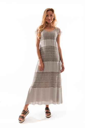 Φόρεμα Μακρύ Δαντελένιο